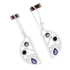 Multi-Korean-Lea-multiple-Dangle-multicolor-925-Sterling-Silver-Earring