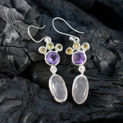 Multi-Middle-Eastern-Lucia-multiple-Dangle-multicolor-925-Silver-Earring