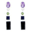 Multi-Mexican-Lucy-multiple-Dangle-multicolor-925-Sterling-Silver-Earring