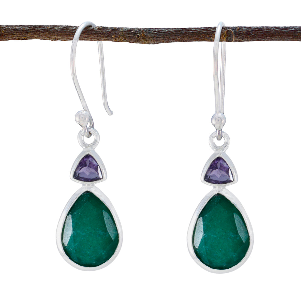 Multi-Spanish-Ángeles-Toi-et-Moi-Dangle-multicolor-Silver-Earring