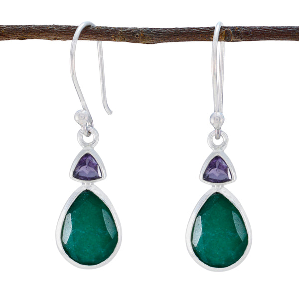 Multi-Spanish-Ángeles-Toi-et-Moi-Dangle-multicolor-Silver-Earring
