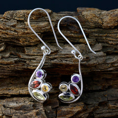 Multi-Turkish-Valentina-quarter-Dangle-multicolor-925-Silver-Earring