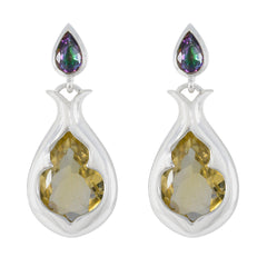 Multi-Italian-Evelyn-Toi-et-Moi-Stud-multicolor-925-Sterling-Silver-Earring