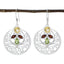 Multi-Australian-Julia-quarter-Dangle-multicolor-925-Sterling-Silver-Earring