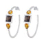 Multi-Australian-Stella-Trilogy-Stud-multicolor-Sterling-Silver-Earring