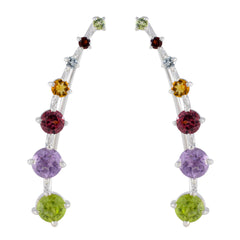 Multi-Australian-Soo-jin-multiple-EarCuff-multicolor-925-Sterling-Silver-Earring