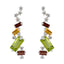 Multi-Italian-Antonia-multiple-Stud-multicolor-Sterling-Silver-Earring