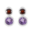 Multi-Latin-American-Renata-Toi-et-Moi-Stud-multicolor-Silver-Earring