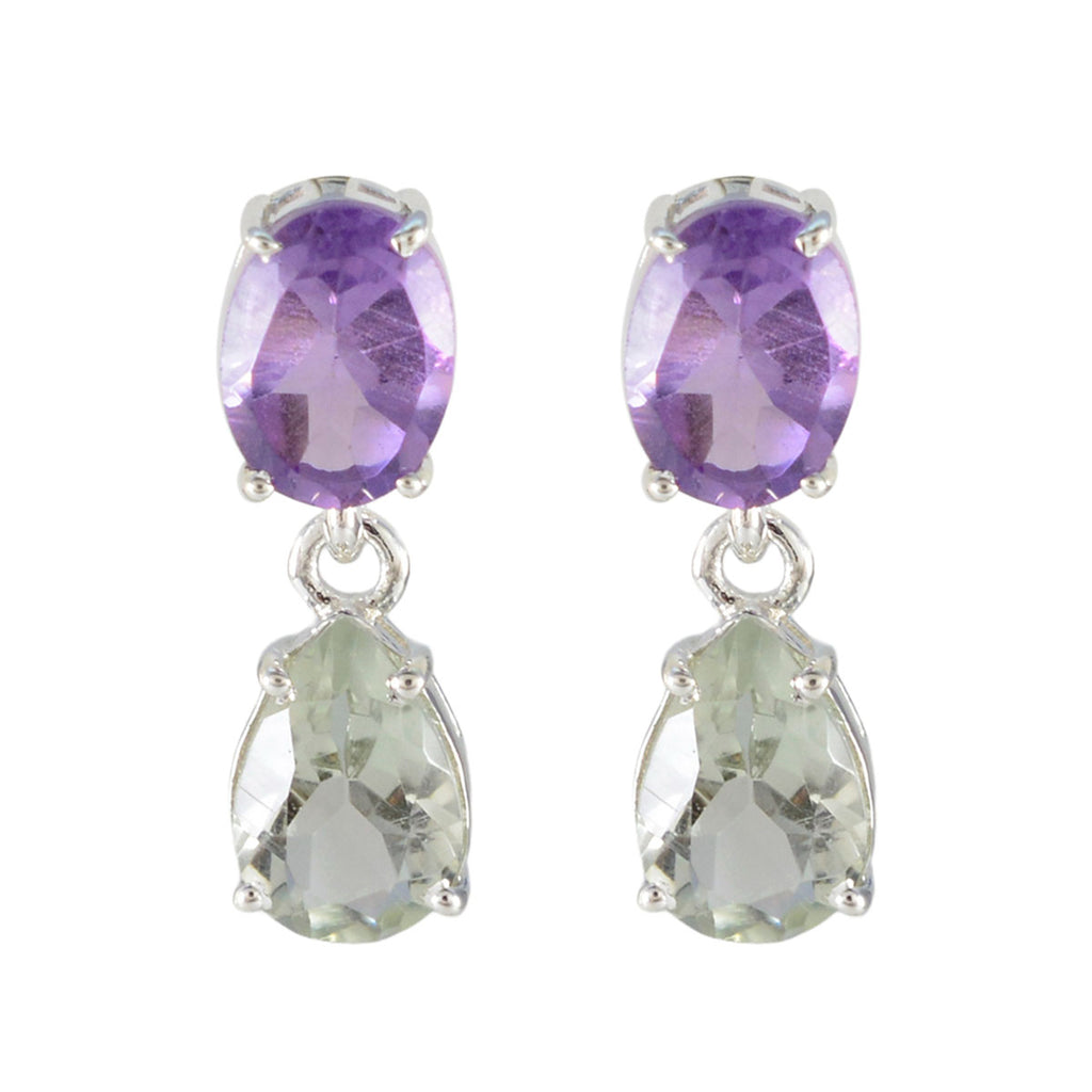 Multi-American-Rileya-multiple-Stud-multicolor-Silver-Earring