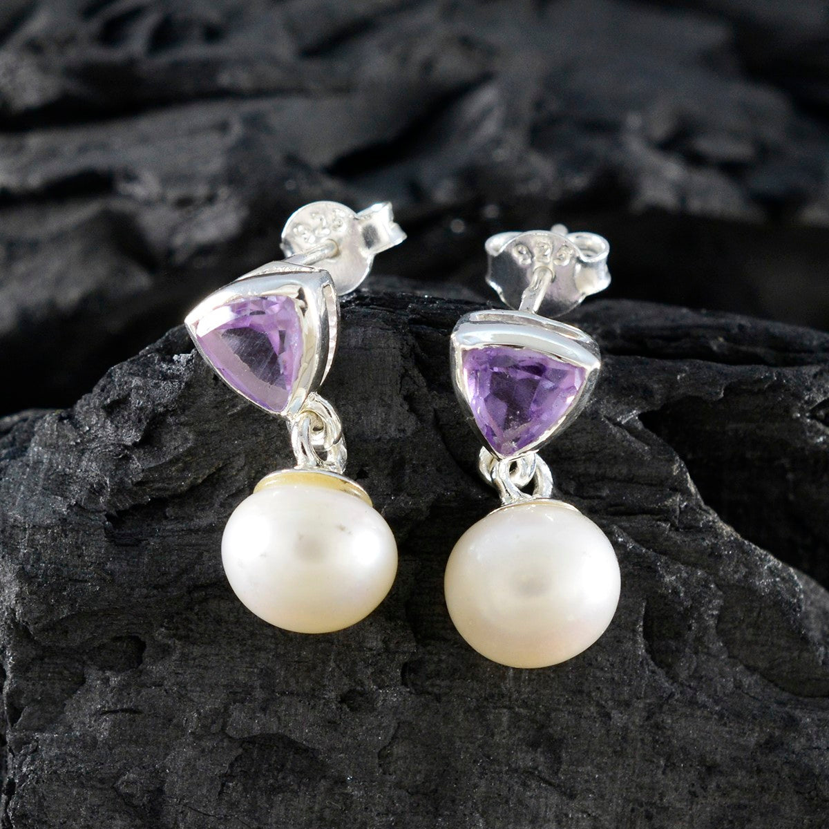 Multi-American-Aiko-multiple-Stud-multicolor-Sterling-Silver-Earring