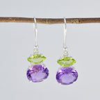 Multi-Latin-American-Hua-multiple-Dangle-multicolor-925-Sterling-Silver-Earring