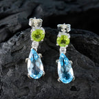 Multi-American-Amanda-multiple-Stud-multicolor-92.5-Silver-Earring