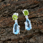 Multi-American-Amanda-multiple-Stud-multicolor-92.5-Silver-Earring