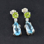 Multi-American-Amanda-multiple-Stud-multicolor-92.5-Silver-Earring