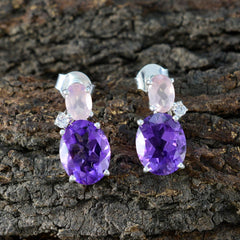 Multi-American-Fernanda-multiple-Stud-multicolor-925-Sterling-Silver-Earring