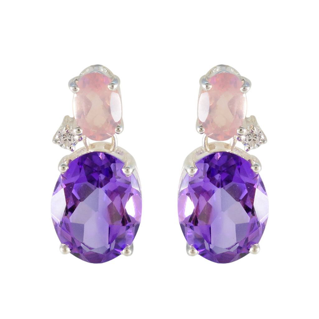 Multi-American-Fernanda-multiple-Stud-multicolor-925-Sterling-Silver-Earring