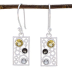 Multi-Egyptian-Aisha-multiple-Dangle-multicolor-925-Sterling-Silver-Earring