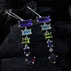 Multi-Mexican-Alice-multiple-Dangle-multicolor-92.5-Silver-Earring