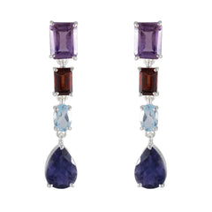 Multi-Spanish-Nayara-quarter-Stud-multicolor-92.5-Silver-Earring