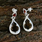 Multi-Russian-Hazel-Toi-et-Moi-Stud-multicolor-92.5-Silver-Earring