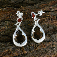 Multi-Russian-Hazel-Toi-et-Moi-Stud-multicolor-92.5-Silver-Earring