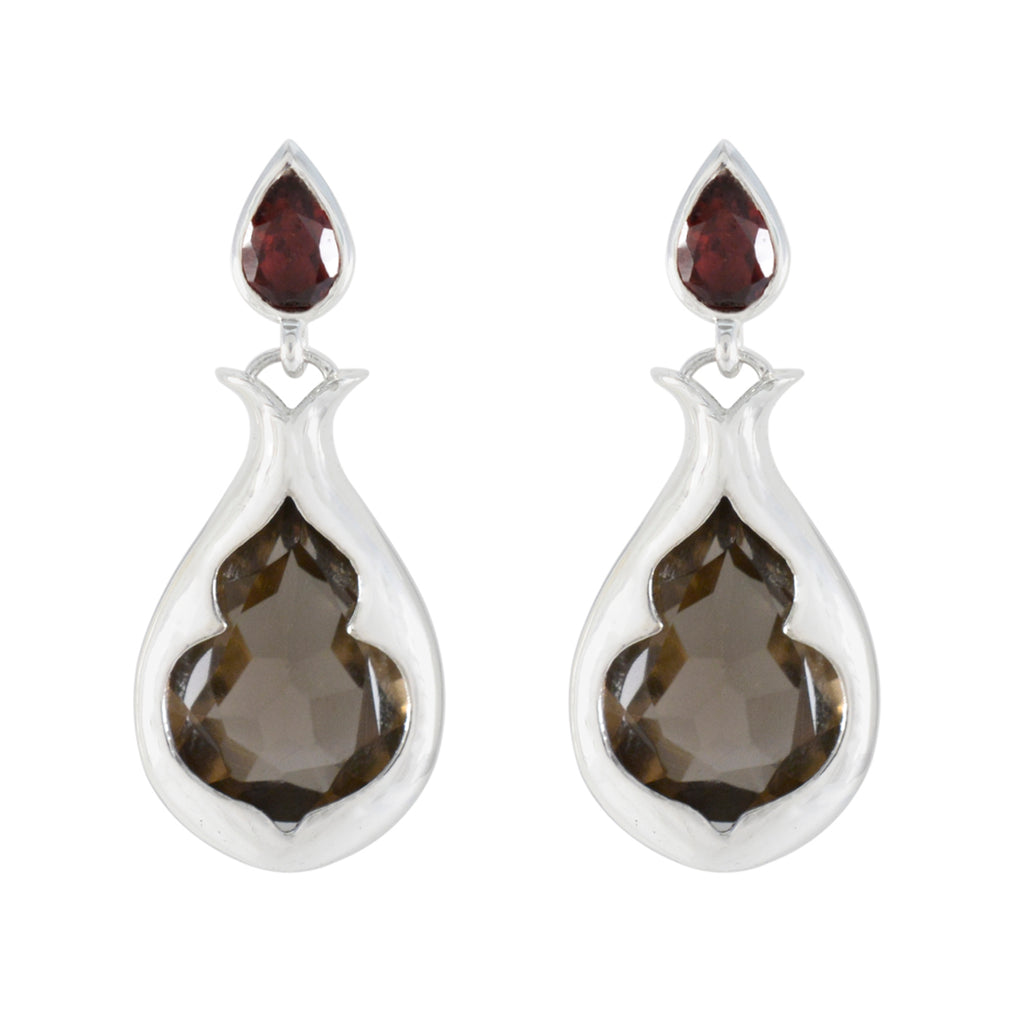 Multi-Russian-Hazel-Toi-et-Moi-Stud-multicolor-92.5-Silver-Earring