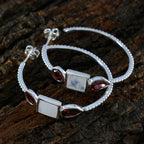 Multi-American-Aiko-Trilogy-Stud-multicolor-Silver-Earring