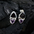 Multi-Moroccan-Aisha-Toi-et-Moi-Stud-multicolor-925-Sterling-Silver-Earring