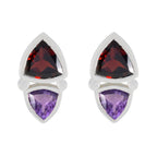 Multi-Moroccan-Aisha-Toi-et-Moi-Stud-multicolor-925-Sterling-Silver-Earring