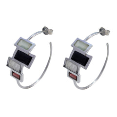 Multi-Australian-Ana-multiple-Stud-multicolor-925-Silver-Earring