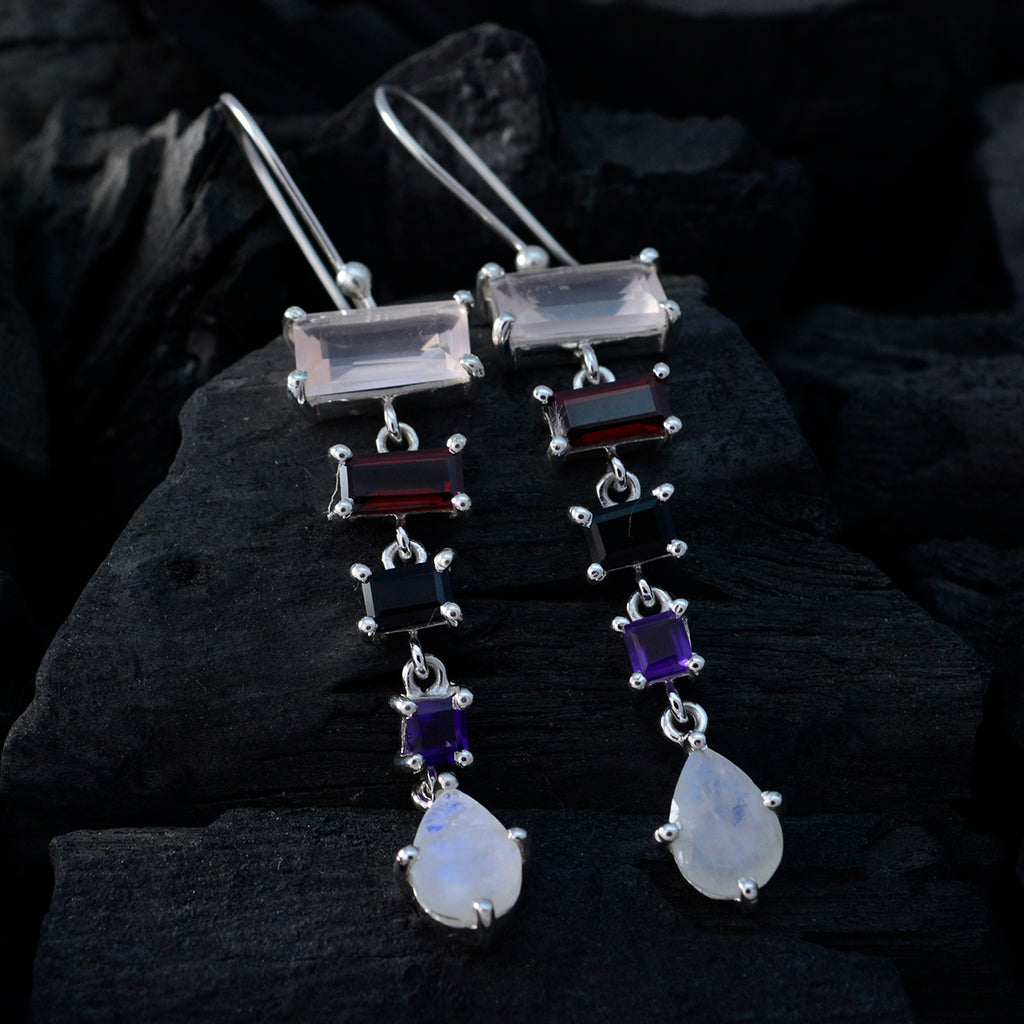 Multi-Australian-Alina-multiple-Dangle-multicolor-925-Silver-Earring