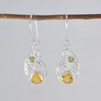 Multi-Egyptian-Ellie-multiple-Dangle-multicolor-925-Sterling-Silver-Earring