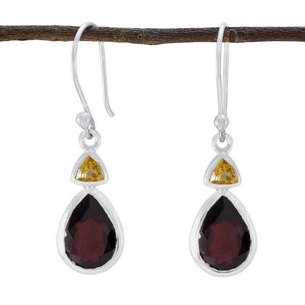 Multi-Japanese-Daniela-Toi-et-Moi-Dangle-multicolor-Silver-Earring