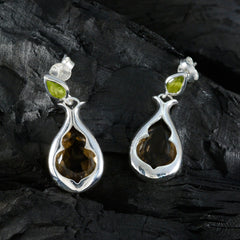 Multi-Moroccan-Ida-Toi-et-Moi-Stud-multicolor-925-Sterling-Silver-Earring