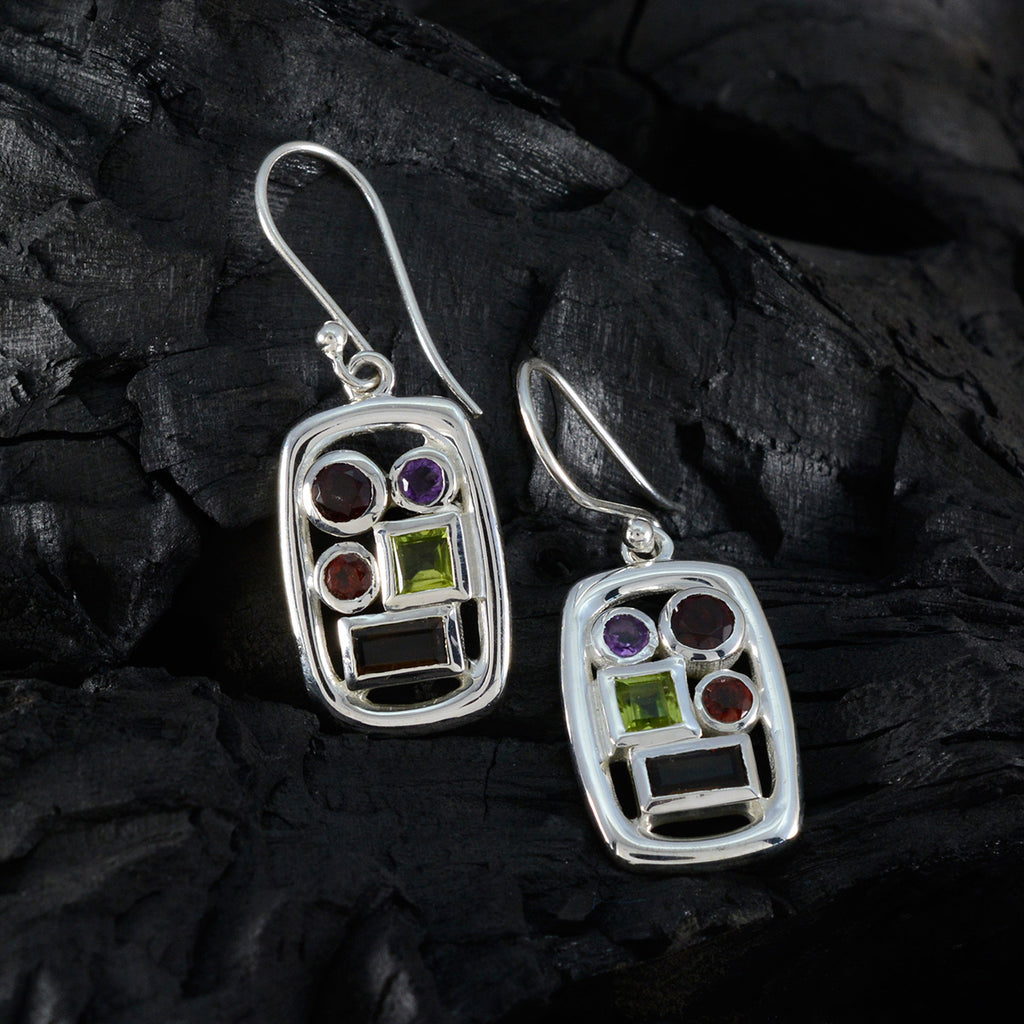 Multi-Mexican-Joaquina-Penta-Dangle-multicolor-925-Sterling-Silver-Earring