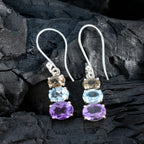 Multi-Korean-Sarah-multiple-Dangle-multicolor-925-Silver-Earring