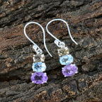 Multi-Korean-Sarah-multiple-Dangle-multicolor-925-Silver-Earring