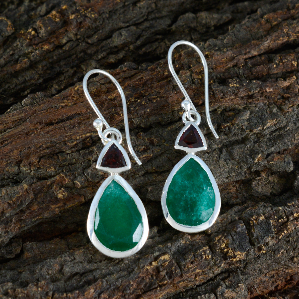 Multi-Turkish-Dayana-Toi-et-Moi-Dangle-multicolor-Sterling-Silver-Earring