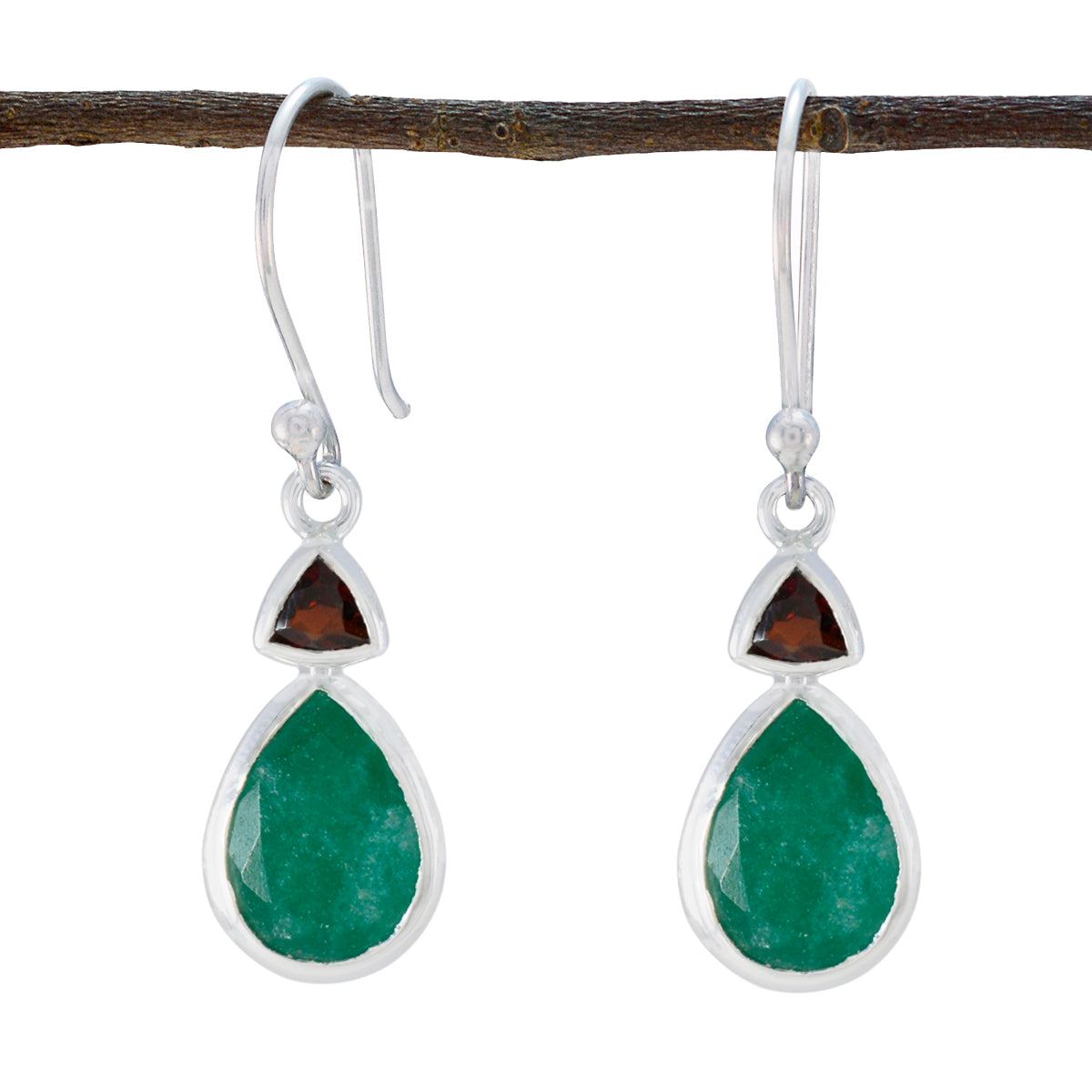 Multi-Turkish-Dayana-Toi-et-Moi-Dangle-multicolor-Sterling-Silver-Earring