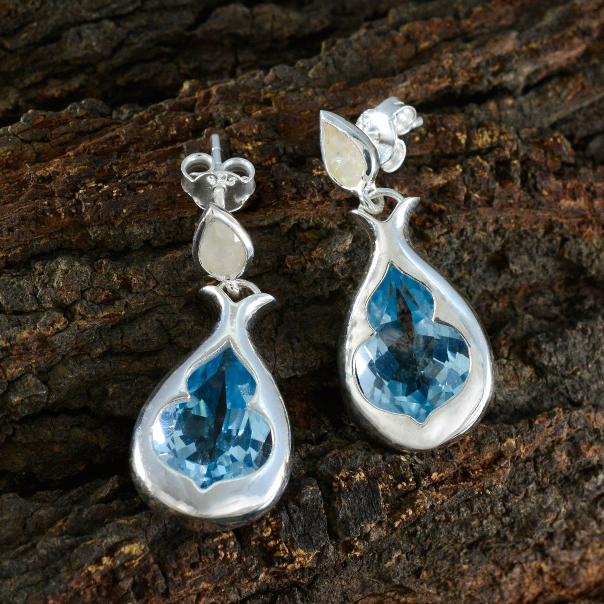 Multi Egyptian Ines Toi et Moi Stud multicolor Silver Earring Второстепенное изображение товара