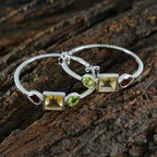 Multi-Japanese-Chen-Trilogy-Stud-multicolor-925-Silver-Earring