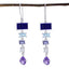 Multi-Latin-American-Anna-multiple-Dangle-multicolor-925-Sterling-Silver-Earring