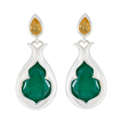 Multi-American-Inès-Toi-et-Moi-Stud-multicolor-Sterling-Silver-Earring