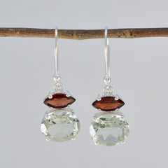 Multi-Middle-Eastern-Ha-eun-multiple-Dangle-multicolor-Silver-Earring