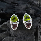 Multi-Korean-Amelia-Toi-et-Moi-Stud-multicolor-925-Silver-Earring