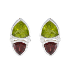 Multi-Korean-Amelia-Toi-et-Moi-Stud-multicolor-925-Silver-Earring