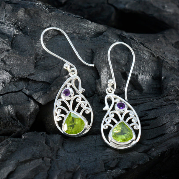 Multi-Japanese-Emma-multiple-Dangle-multicolor-Sterling-Silver-Earring