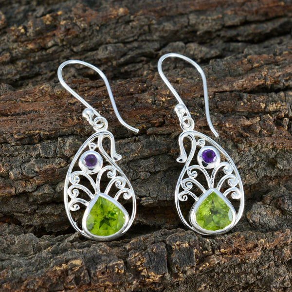 Multi-Japanese-Emma-multiple-Dangle-multicolor-Sterling-Silver-Earring