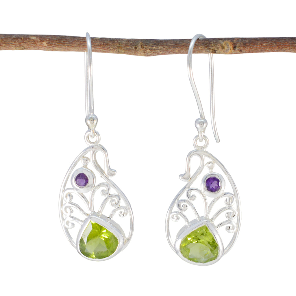 Multi-Japanese-Emma-multiple-Dangle-multicolor-Sterling-Silver-Earring