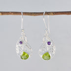 Multi-Japanese-Emma-multiple-Dangle-multicolor-Sterling-Silver-Earring